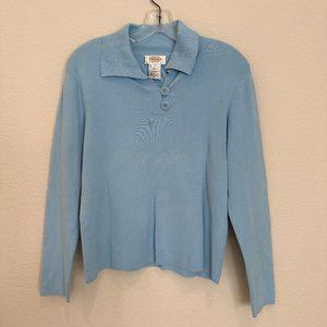 Talbots Long Sleeve Blue Sweater